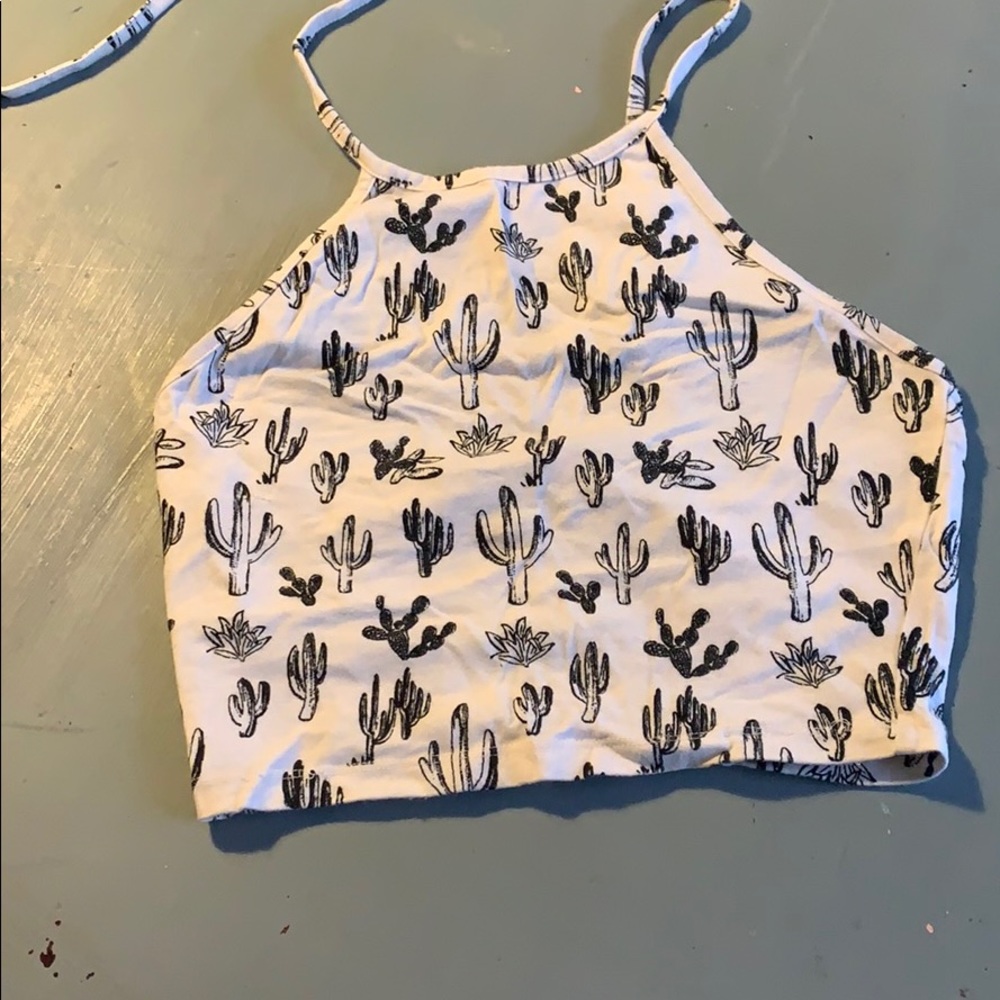 Cactus crop top